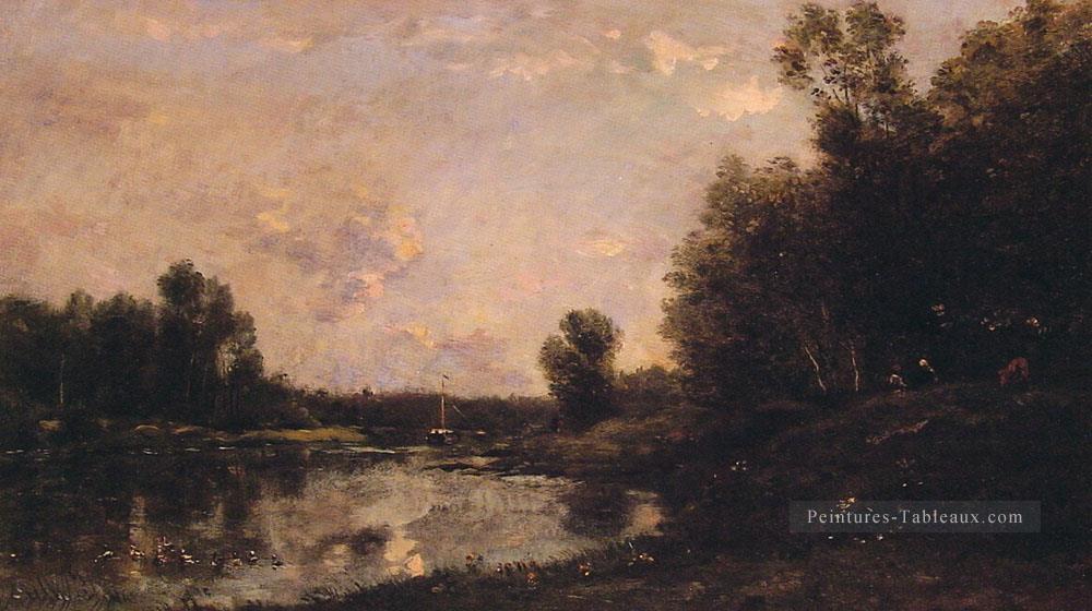 un juin juin Barbizon Charles François Daubigny Peintures à l'huile